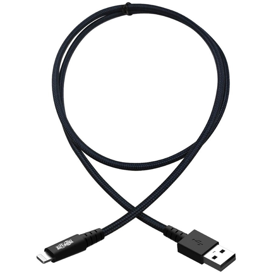 Câble USB-A vers Lightning robuste Tripp Lite par Eaton (M/M), gris, 1,8 m (6 pi) M100-006-GY-MAX
