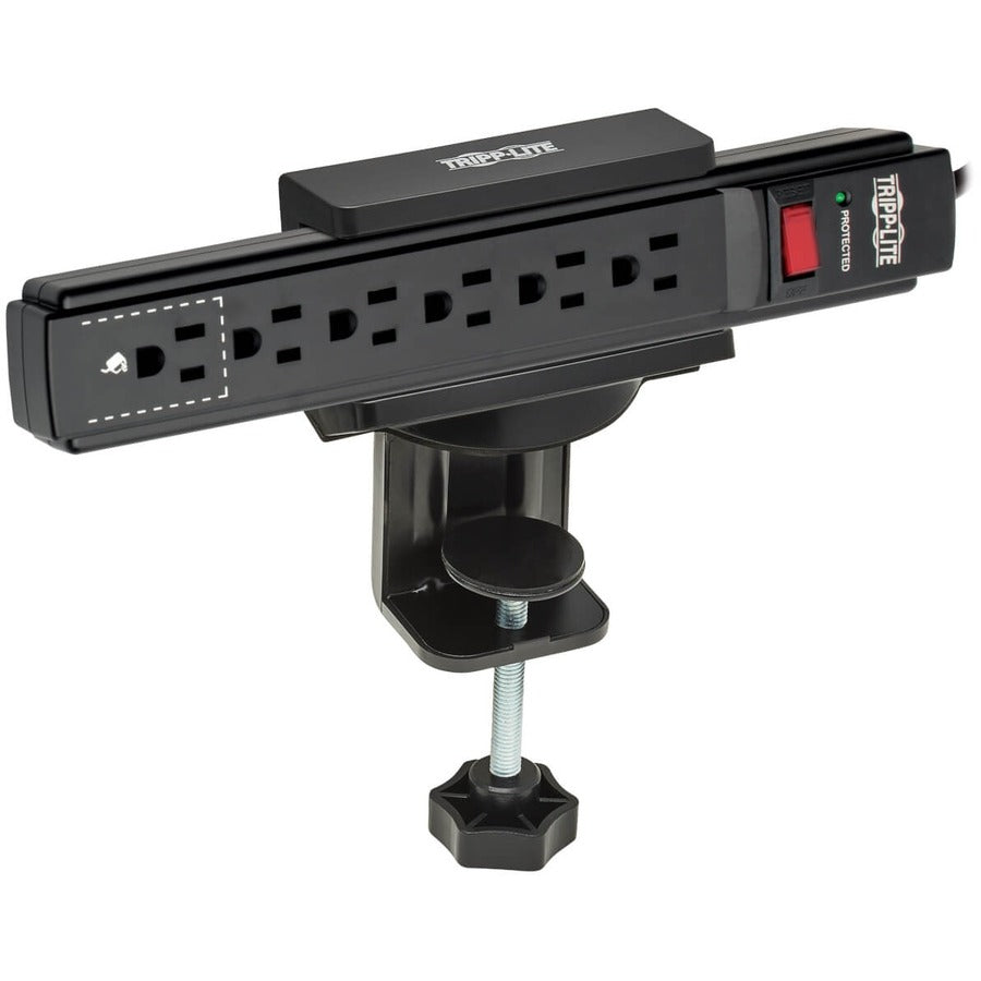 Support de serrage pour multiprise, parasurtenseur Tripp Lite by Eaton CLAMPUSBLK - Noir CLAMPUSBLK