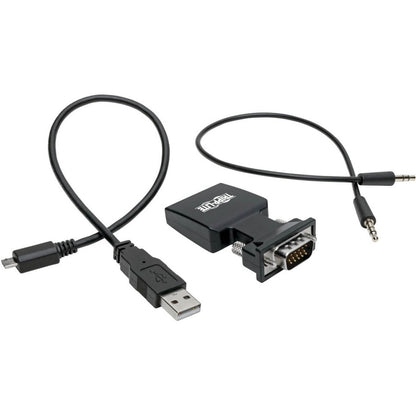 Convertisseur actif HDMI vers VGA avec audio (F/M), 1920 x 1200 (1080p) à 60 Hz Tripp Lite par Eaton P131-000-A-DISP