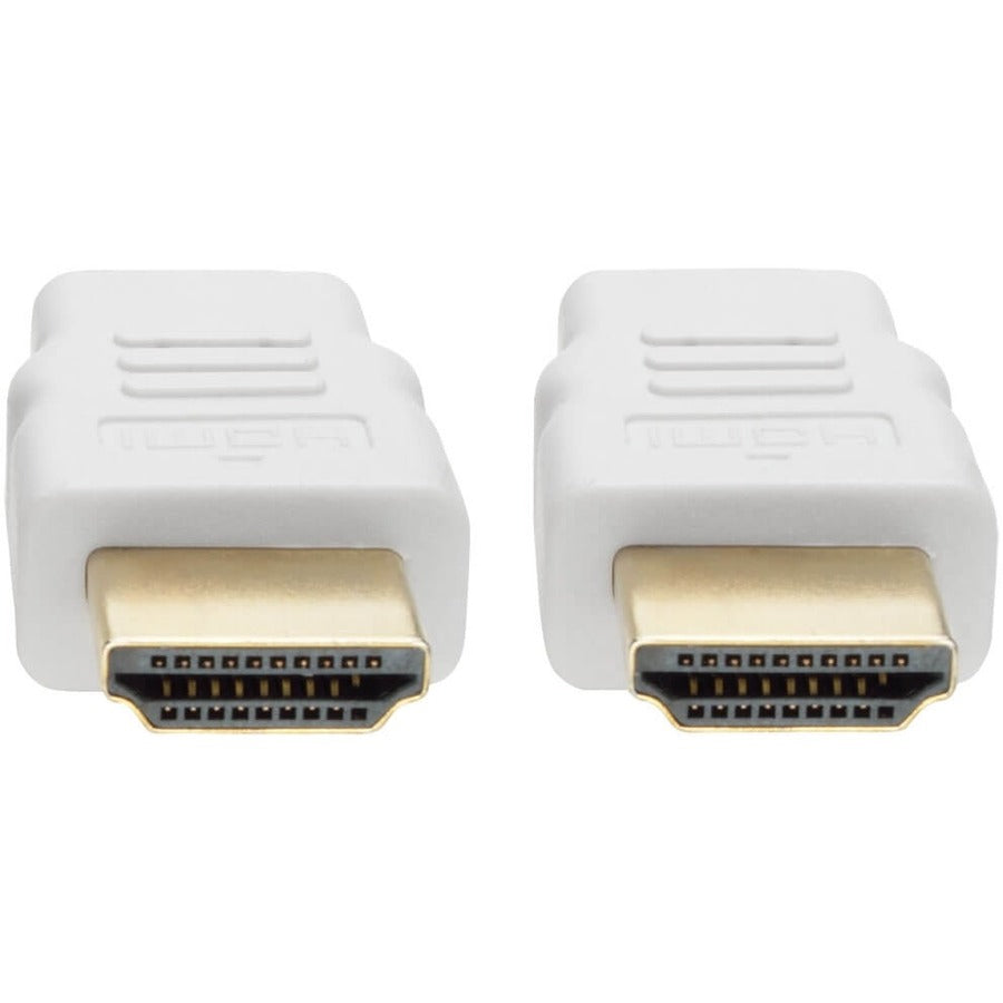 Câble HDMI 4K haute vitesse Tripp Lite par Eaton P568-010-WH (M/M), blanc, 10 pi P568-010-WH