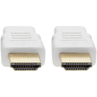 Câble HDMI 4K haute vitesse Tripp Lite par Eaton P568-010-WH (M/M), blanc, 10 pi P568-010-WH