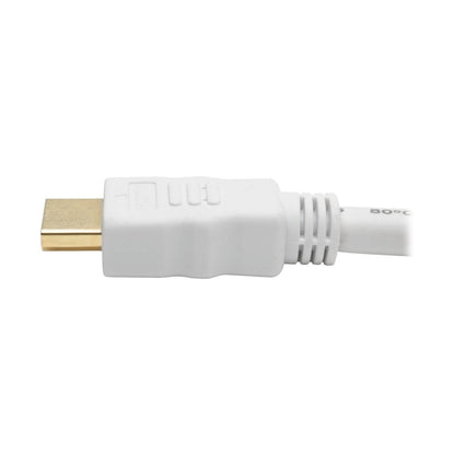 Câble HDMI 4K haute vitesse Tripp Lite par Eaton P568-010-WH (M/M), blanc, 10 pi P568-010-WH