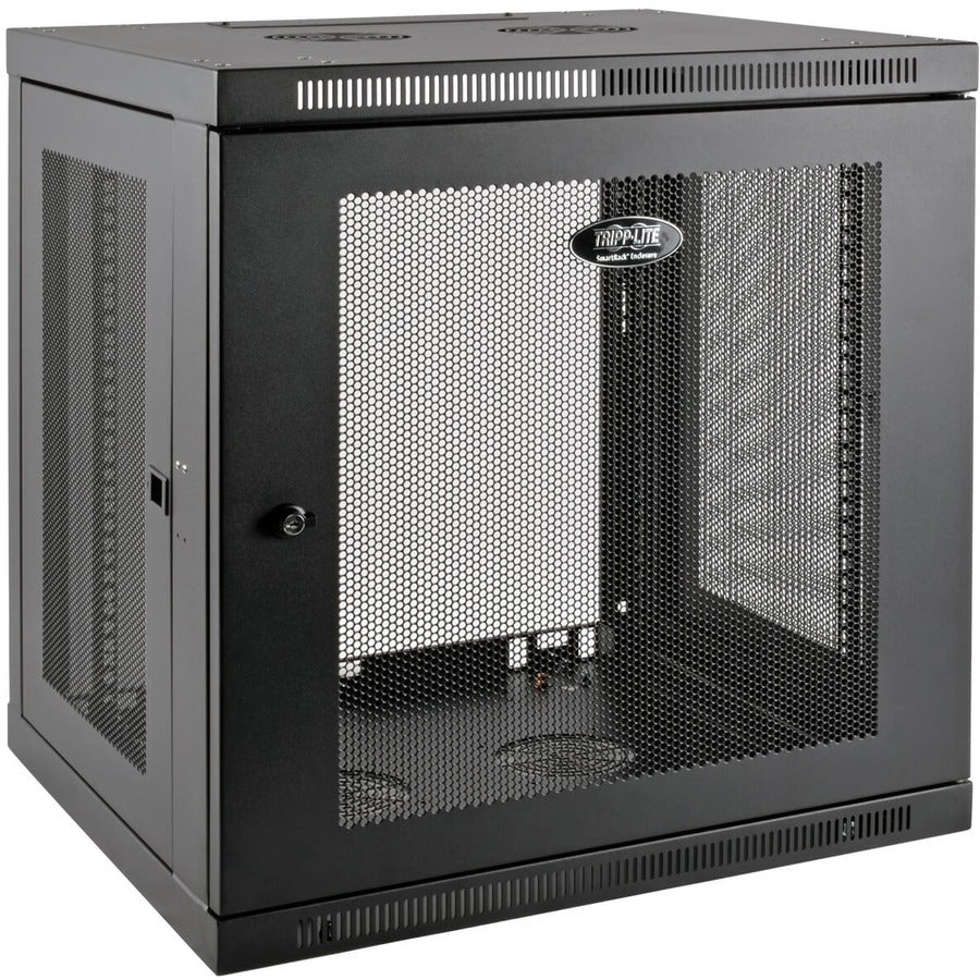 Armoire de montage en rack 12U à profil bas et profondeur de commutateur plus pour montage mural Tripp Lite par Eaton SmartRack SRW12UDP