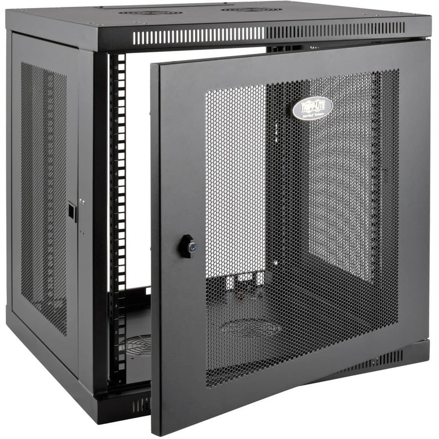 Armoire de montage en rack 12U à profil bas et profondeur de commutateur plus pour montage mural Tripp Lite par Eaton SmartRack SRW12UDP