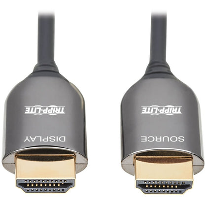 Tripp Lite by Eaton P568F-10M-8K6 HDMI Fiber Active Optical Cable, M/M, Black, 10 m (33 ft.) P568F-10M-8K6