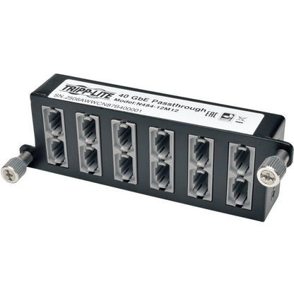 Tripp Lite 40Gb High Density Pass-Through Cassette 12 12-Fiber MTP/MPO N484-12M12