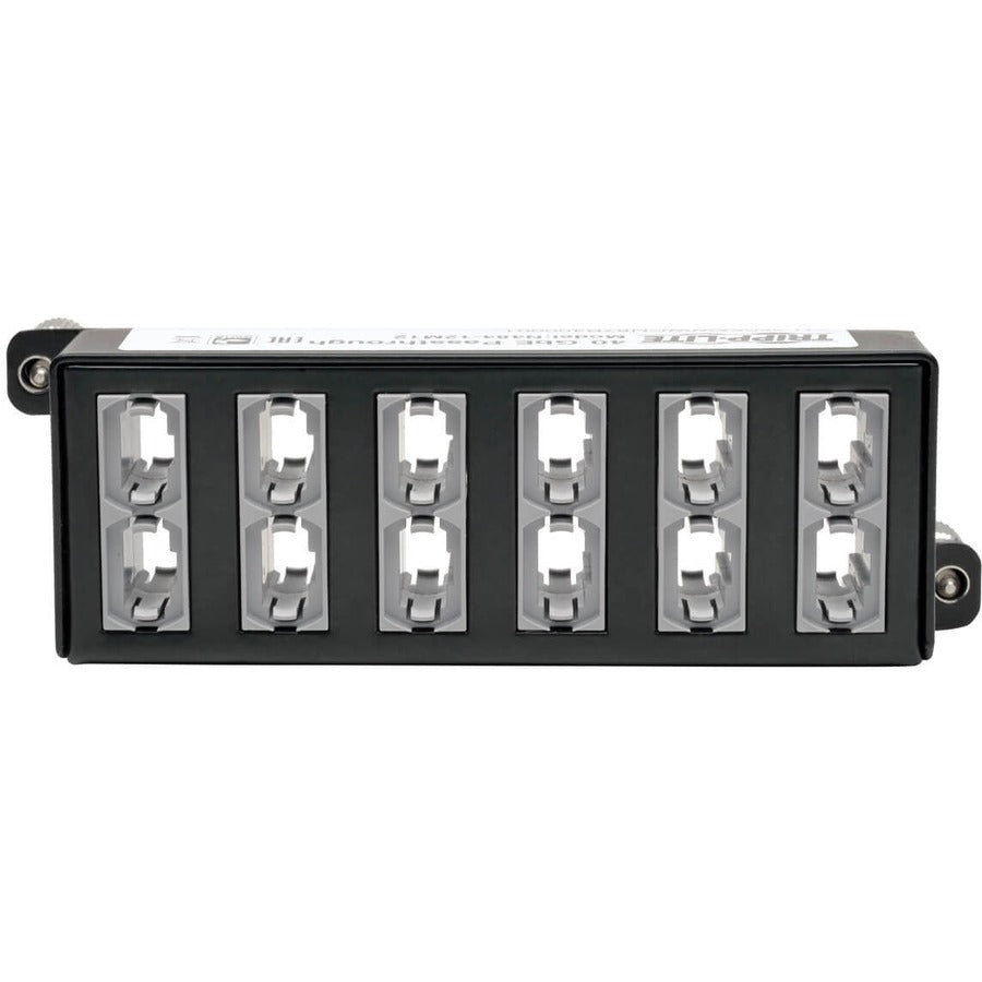 Tripp Lite 40Gb High Density Pass-Through Cassette 12 12-Fiber MTP/MPO N484-12M12