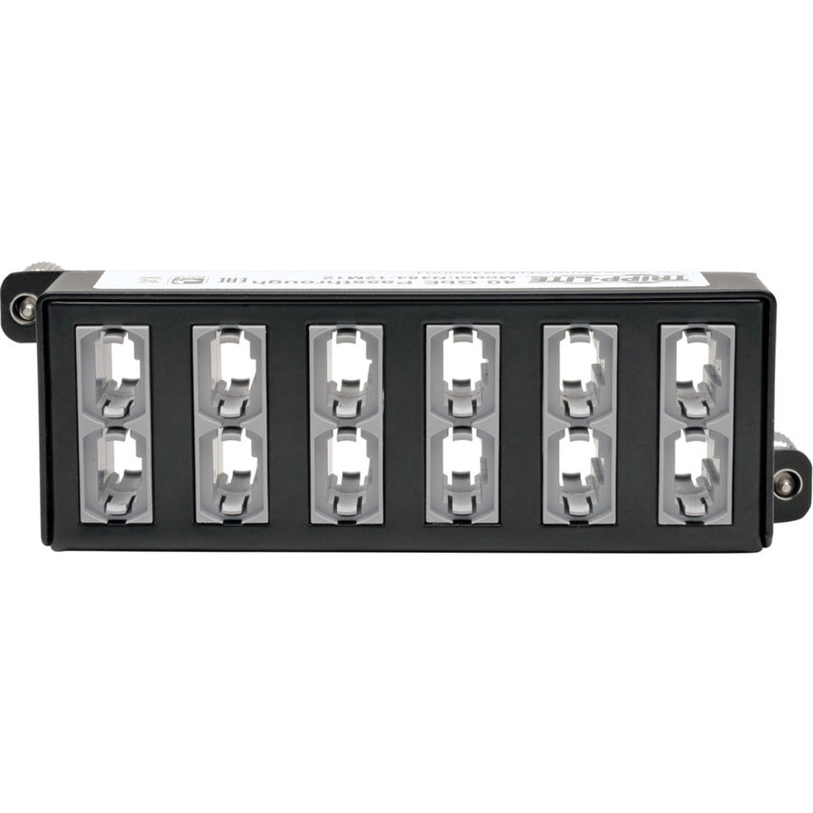 Tripp Lite 40Gb High Density Pass-Through Cassette 12 12-Fiber MTP/MPO N484-12M12