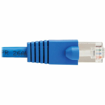 Câble Ethernet SSTP Cat8 40G sans accroc Tripp Lite par Eaton (RJ45 M/M), PoE, bleu, 1,8 m (6 pi) N272-F06-BL
