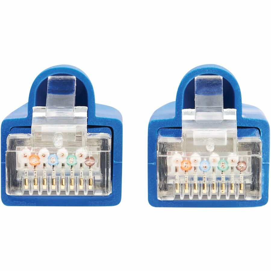 Câble Ethernet SSTP Cat8 40G sans accroc Tripp Lite par Eaton (RJ45 M/M), PoE, bleu, 1,8 m (6 pi) N272-F06-BL