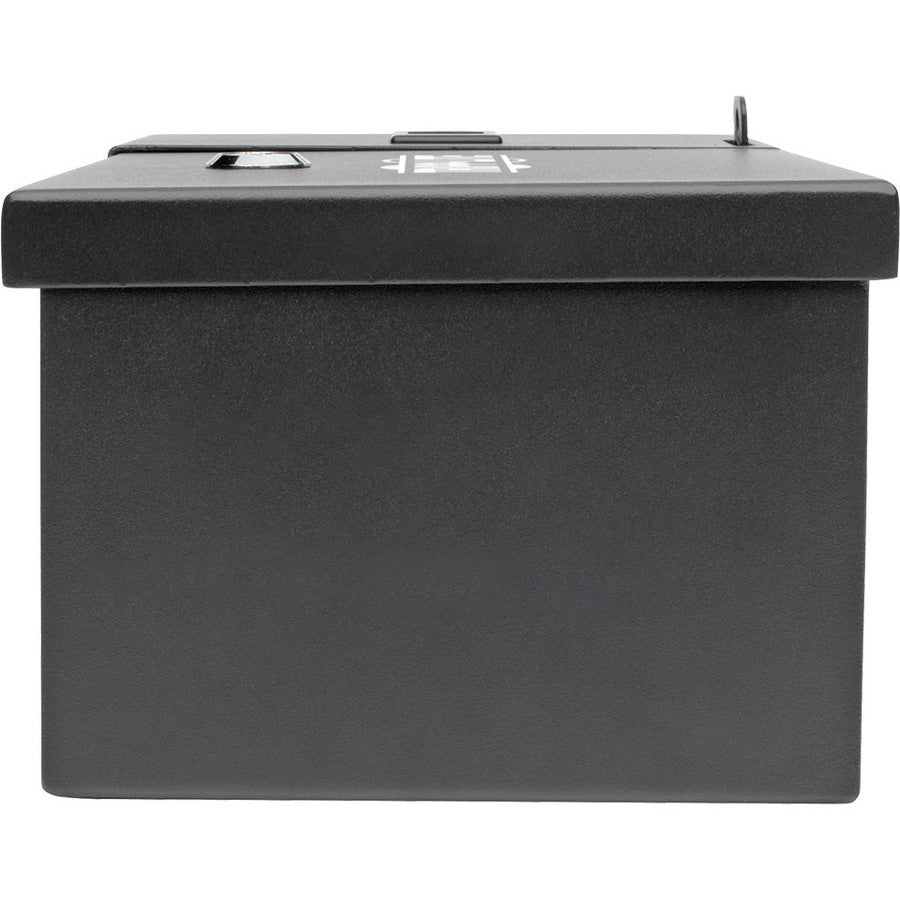 Boîtier de distribution de fibre optique à montage mural Tripp Lite par Eaton, capacité de 2 panneaux N492-WM2-BK