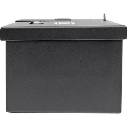 Boîtier de distribution de fibre optique à montage mural Tripp Lite par Eaton, capacité de 2 panneaux N492-WM2-BK
