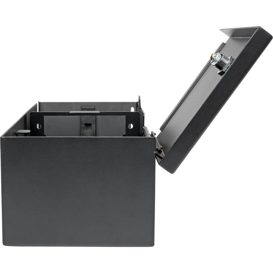 Boîtier de distribution de fibre optique à montage mural Tripp Lite par Eaton, capacité de 2 panneaux N492-WM2-BK
