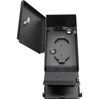 Boîtier de distribution de fibre optique à montage mural Tripp Lite par Eaton, capacité de 2 panneaux N492-WM2-BK
