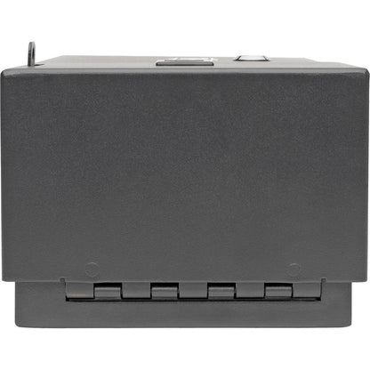 Boîtier de distribution de fibre optique à montage mural Tripp Lite par Eaton, capacité de 2 panneaux N492-WM2-BK