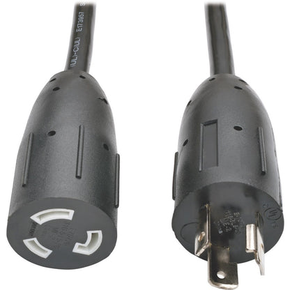 Câble d'extension de cordon d'alimentation Tripp Lite 6 pieds L5-20P à L5-20R avec connecteurs verrouillables robuste 20 A 12 AWG 6' P046-006-LL