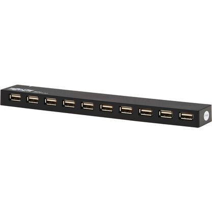 Hub USB 10 ports Tripp Lite par Eaton avec alimentation et adaptateurs de prise internationaux U223-010-INT