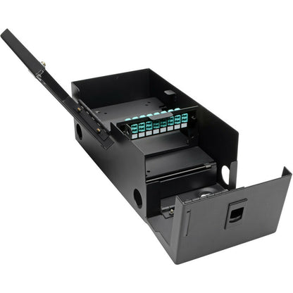 Tripp Lite by Eaton High-Density Fiber Adapter Panel (MMF/SMF), 8 LC Duplex Connectors, Black N492-08D-LC
