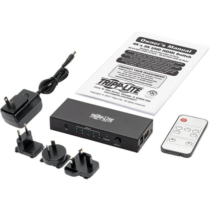 Commutateur HDMI 5 ports Tripp Lite by Eaton B119-005-UHD avec télécommande - 4K x 2K UHD à 60 Hz B119-005-UHD
