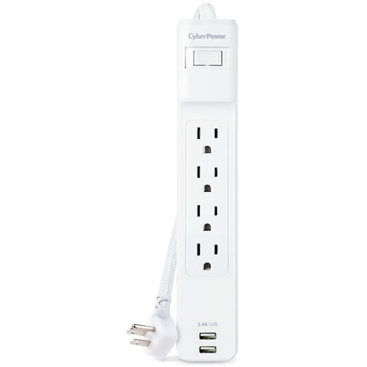 Parasurtenseur/protecteur de surtension à 4 prises CyberPower Home Office P406U P406U