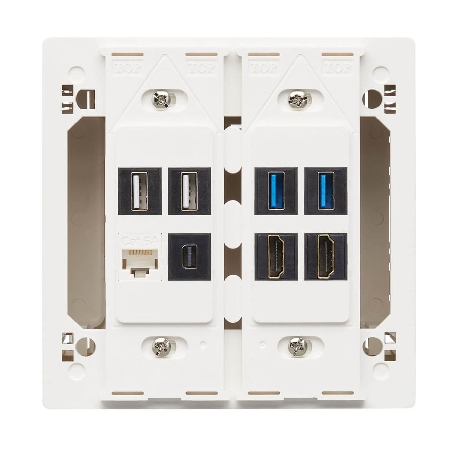 Boîtier de montage Tripp Lite by Eaton N080-SMB2-WH - Blanc - Conforme TAA N080-SMB2-WH