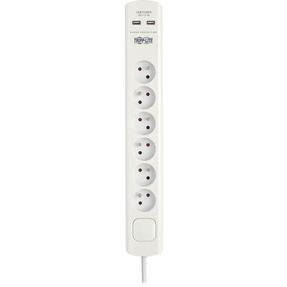 Tripp Lite by Eaton 6-Outlet Surge Suppressor/Protector TLP6F18USB