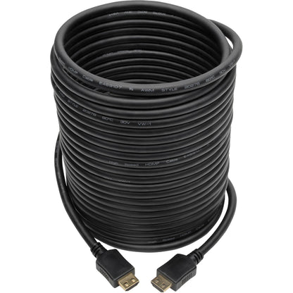 Câble HDMI haute vitesse Tripp Lite par Eaton, 30 pieds, avec connecteurs de préhension - 4K, M/M, noir P568-030-BK-GRP