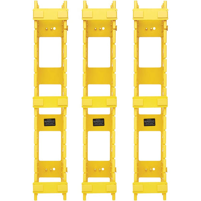 Tripp Lite by Eaton High-Capacity Vertical Cable Manager - Double Finger Duct, Yellow, 6 ft. (1.8 m) SRCABLEVRT3FC