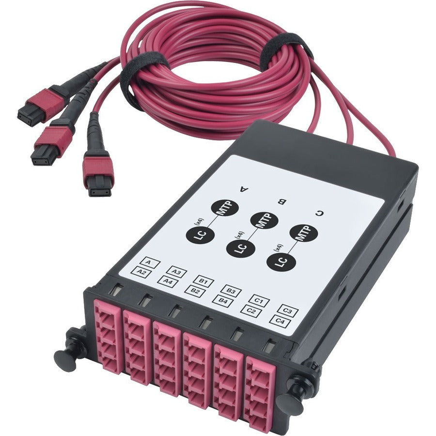 Cassette de dérivation de fibre optique OM4 Tripp Lite par Eaton N482-3M8L12-B N482-3M8L12-B