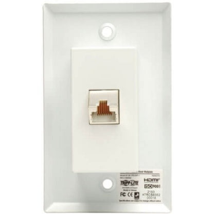 Plaque murale à distance pour extension passive HDMI sur Cat5 Tripp Lite par Eaton B126-1P0-WP-1