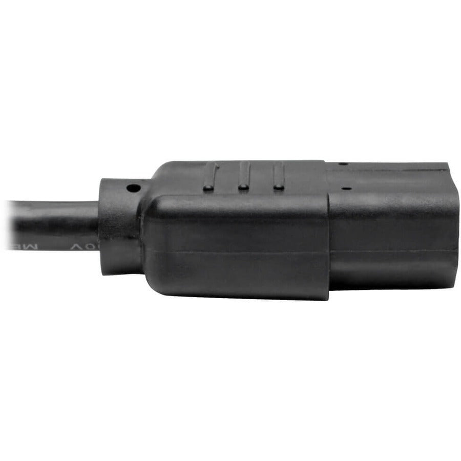 Câble répartiteur en Y pour cordon d'alimentation Tripp Lite de 6 pieds 5-15P vers 2xC13 10A 18AWG 6' P006-006-2
