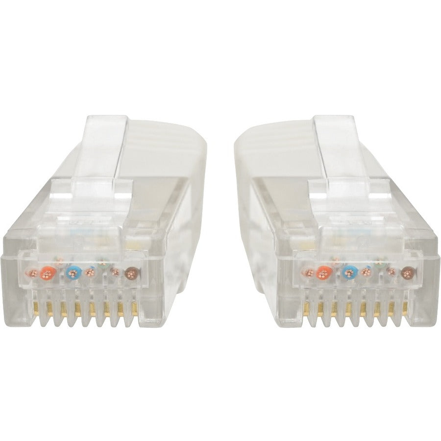 Câble de raccordement moulé Gigabit Cat6 Tripp Lite par Eaton (RJ45 M/M), blanc, 15 pi N200-015-WH