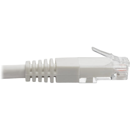 Câble de raccordement moulé Gigabit Cat6 Tripp Lite par Eaton (RJ45 M/M), blanc, 15 pi N200-015-WH