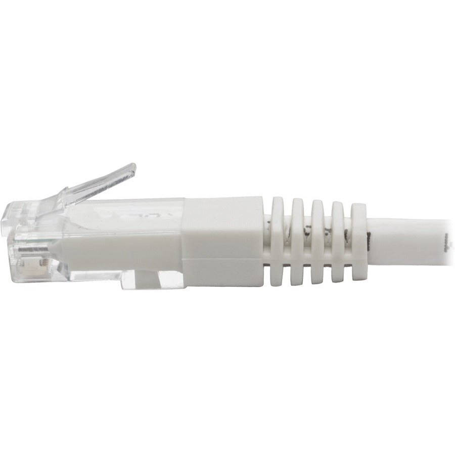 Câble de raccordement moulé Gigabit Cat6 Tripp Lite par Eaton (RJ45 M/M), blanc, 15 pi N200-015-WH