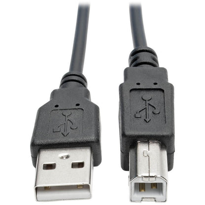 Câble spiralé USB 2.0 haute vitesse A/B Tripp Lite par Eaton (M/M), 10 pi U022-010-COIL