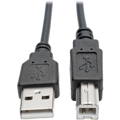 Câble spiralé USB 2.0 haute vitesse A/B Tripp Lite par Eaton (M/M), 10 pi U022-010-COIL