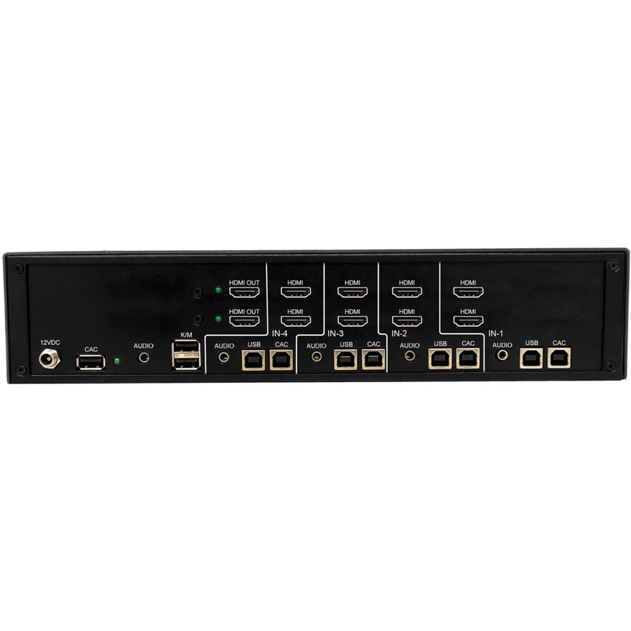 Commutateur KVM HDMI 4 ports pour deux écrans certifié NIAP PP4.0 Tripp Lite par Eaton B002-H2AC4-N4 B002-H2AC4-N4