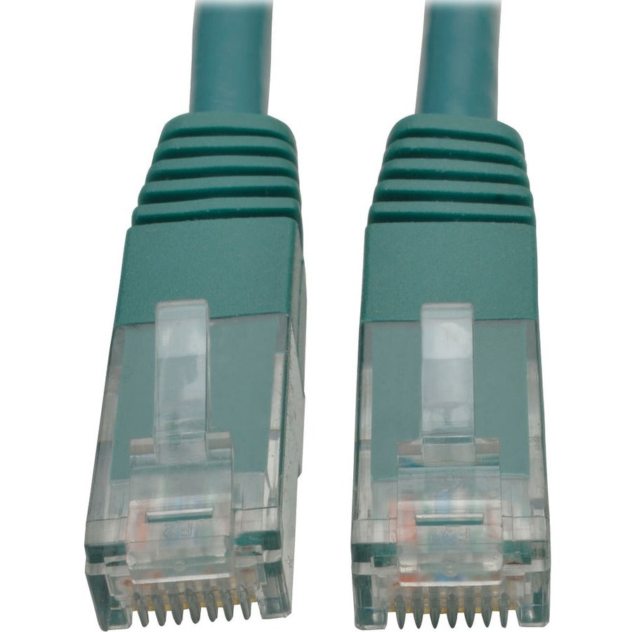 Câble de raccordement moulé Gigabit Cat6 Tripp Lite par Eaton (RJ45 M/M), vert, 10 pi N200-010-GN
