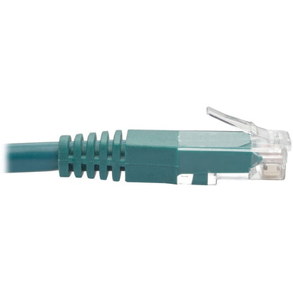Câble de raccordement moulé Gigabit Cat6 Tripp Lite par Eaton (RJ45 M/M), vert, 10 pi N200-010-GN