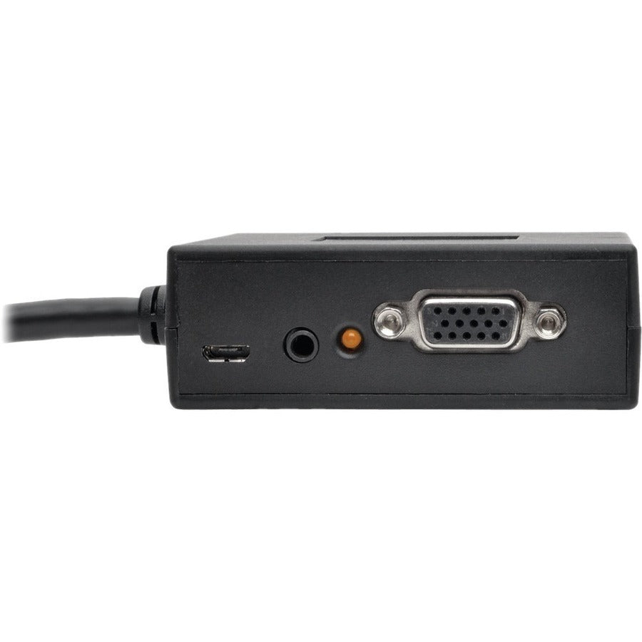 Adaptateur/séparateur HDMI vers VGA + audio à 2 ports Tripp Lite par Eaton, 1920 x 1080 (1080p), TAA P131-06N-2VA-U