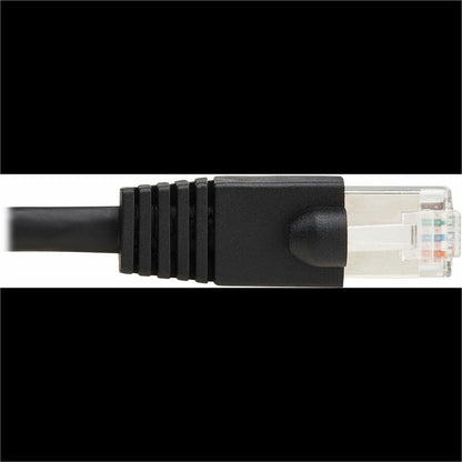 Câble Ethernet SSTP Cat8 40G sans accroc Tripp Lite par Eaton (RJ45 M/M), PoE, noir, 0,6 m (2 pi) N272-F02-BK