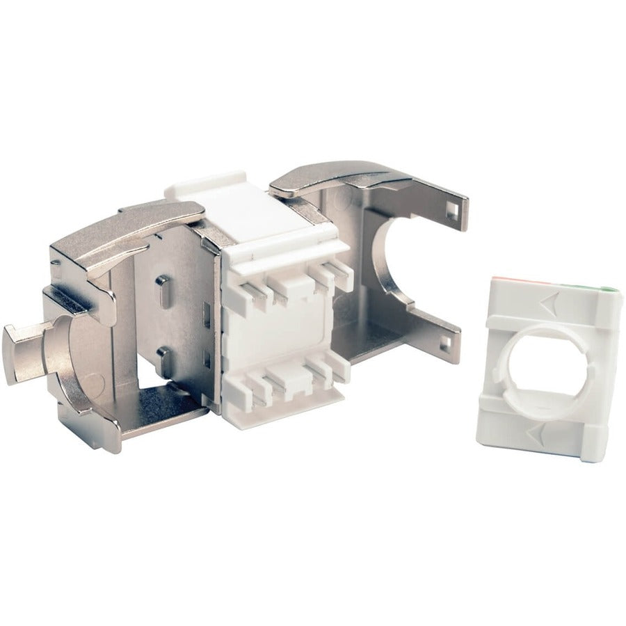 Prise Keystone Cat6a blindée sans outil Tripp Lite par Eaton - Gris N238-001-SH-TFA