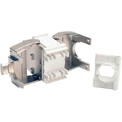 Prise Keystone Cat6a blindée sans outil Tripp Lite par Eaton - Gris N238-001-SH-TFA
