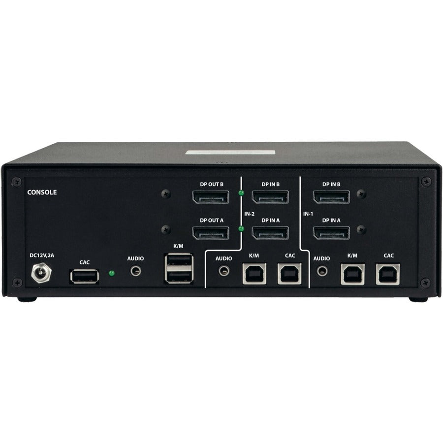 Commutateur KVM DisplayPort 2 ports certifié NIAP PP3.0 Tripp Lite par Eaton B002A-DP2AC2 B002A-DP2AC2