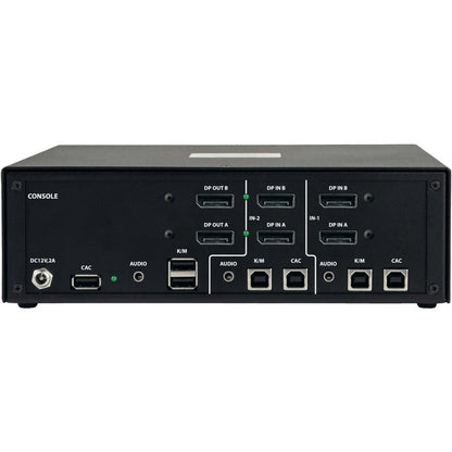Commutateur KVM DisplayPort 2 ports certifié NIAP PP3.0 Tripp Lite par Eaton B002A-DP2AC2 B002A-DP2AC2
