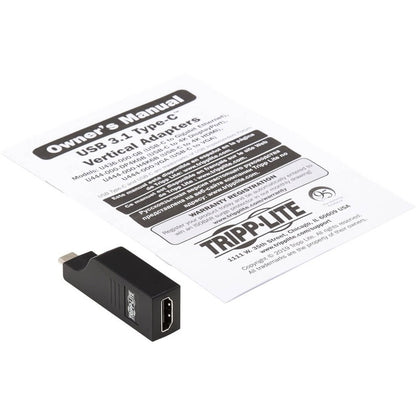 Adaptateur vertical USB-C vers HDMI Tripp Lite par Eaton, M/F, noir U444-000-H4K6B