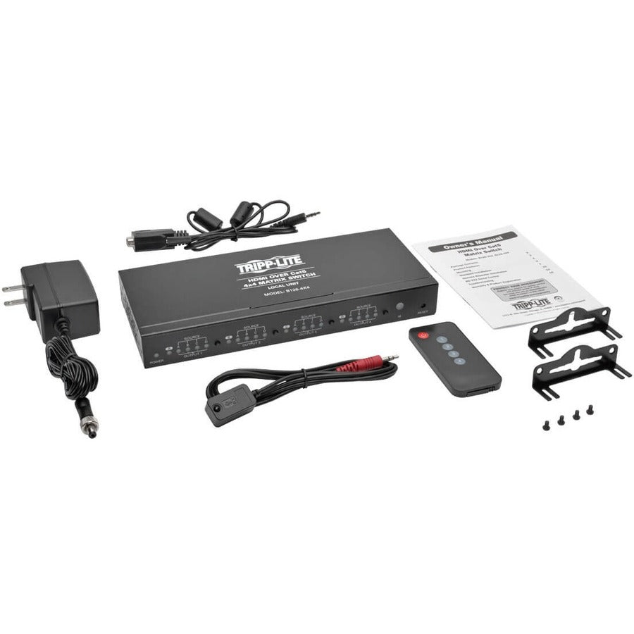 Commutateur répartiteur de matrice HDMI 4 x 4 sur Cat5/Cat6 Tripp Lite par Eaton B126-4X4 B126-4X4