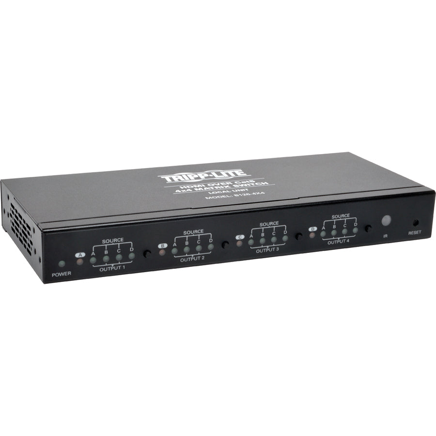 Commutateur répartiteur de matrice HDMI 4 x 4 sur Cat5/Cat6 Tripp Lite par Eaton B126-4X4 B126-4X4