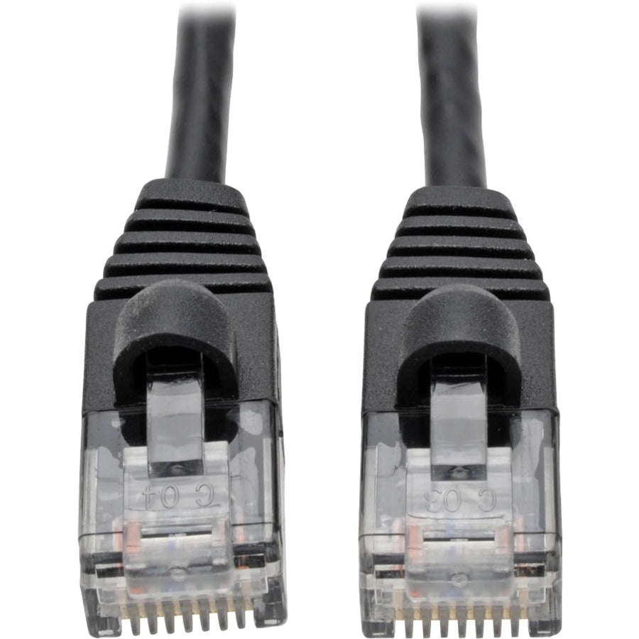 Câble réseau patch UTP Cat.6a Gigabit N261-S06-BK de Tripp Lite par Eaton N261-S06-BK