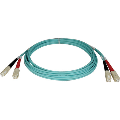 Câble de raccordement en fibre optique duplex Tripp Lite Aqua N806-03M